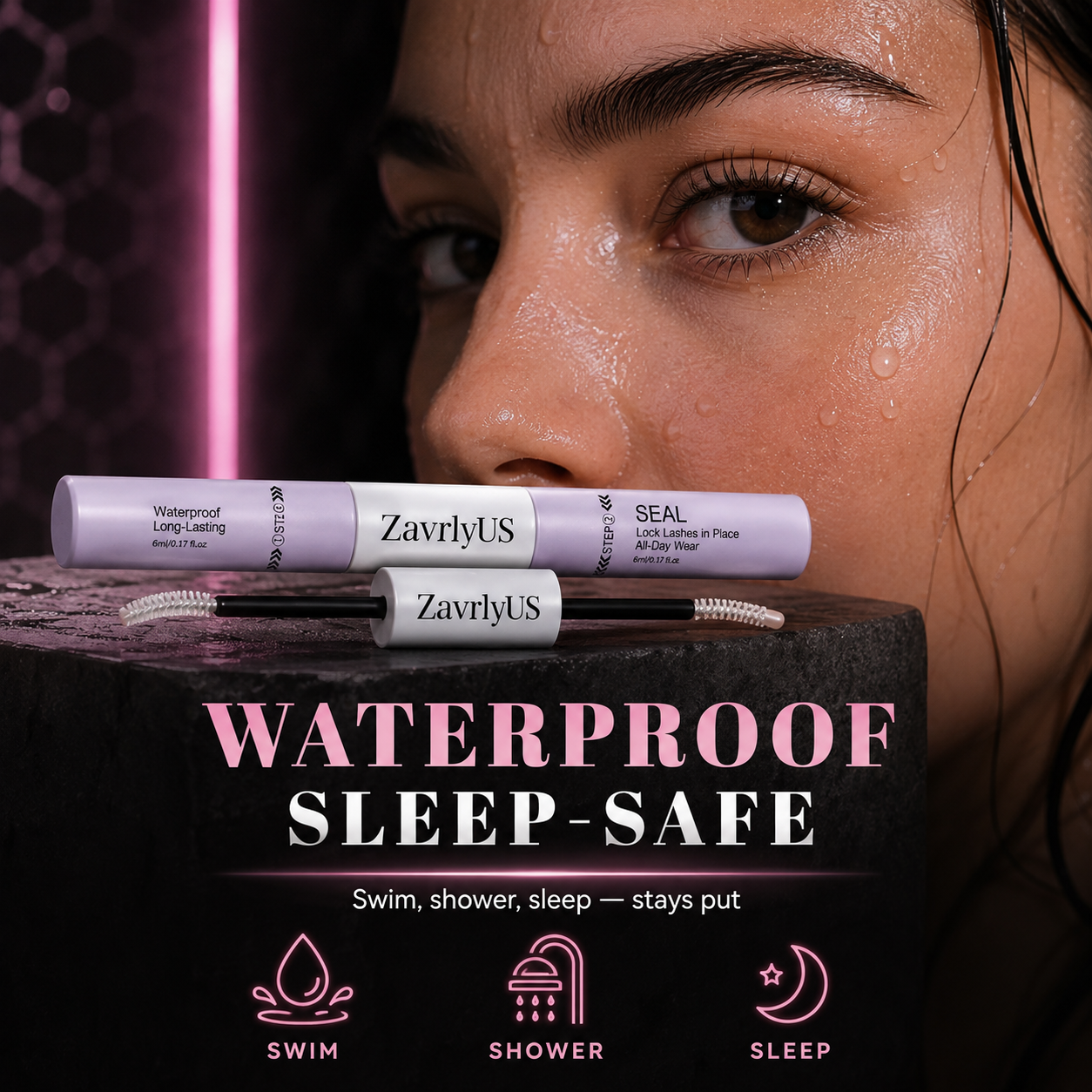 2-in-1 Waterproof Lash Bond & Seal