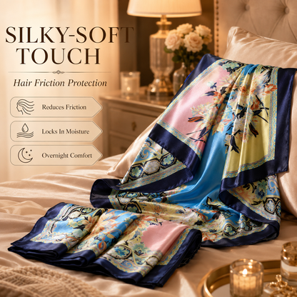 ✨ 4-Piece Premium Satin Square Head Scarf Set (35" x 35") 🧣