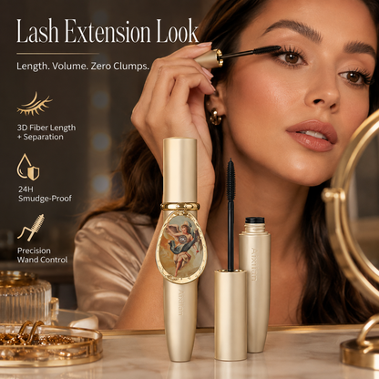 3D Steel Wand Waterproof Mascara for Volumizing & Lengthening