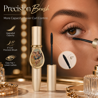 3D Steel Wand Waterproof Mascara for Volumizing & Lengthening