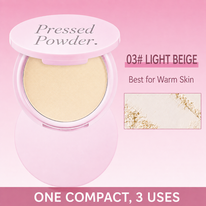 ✨Soft-Focus Oil-Control Pressed Powder