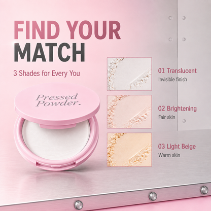 ✨Soft-Focus Oil-Control Pressed Powder