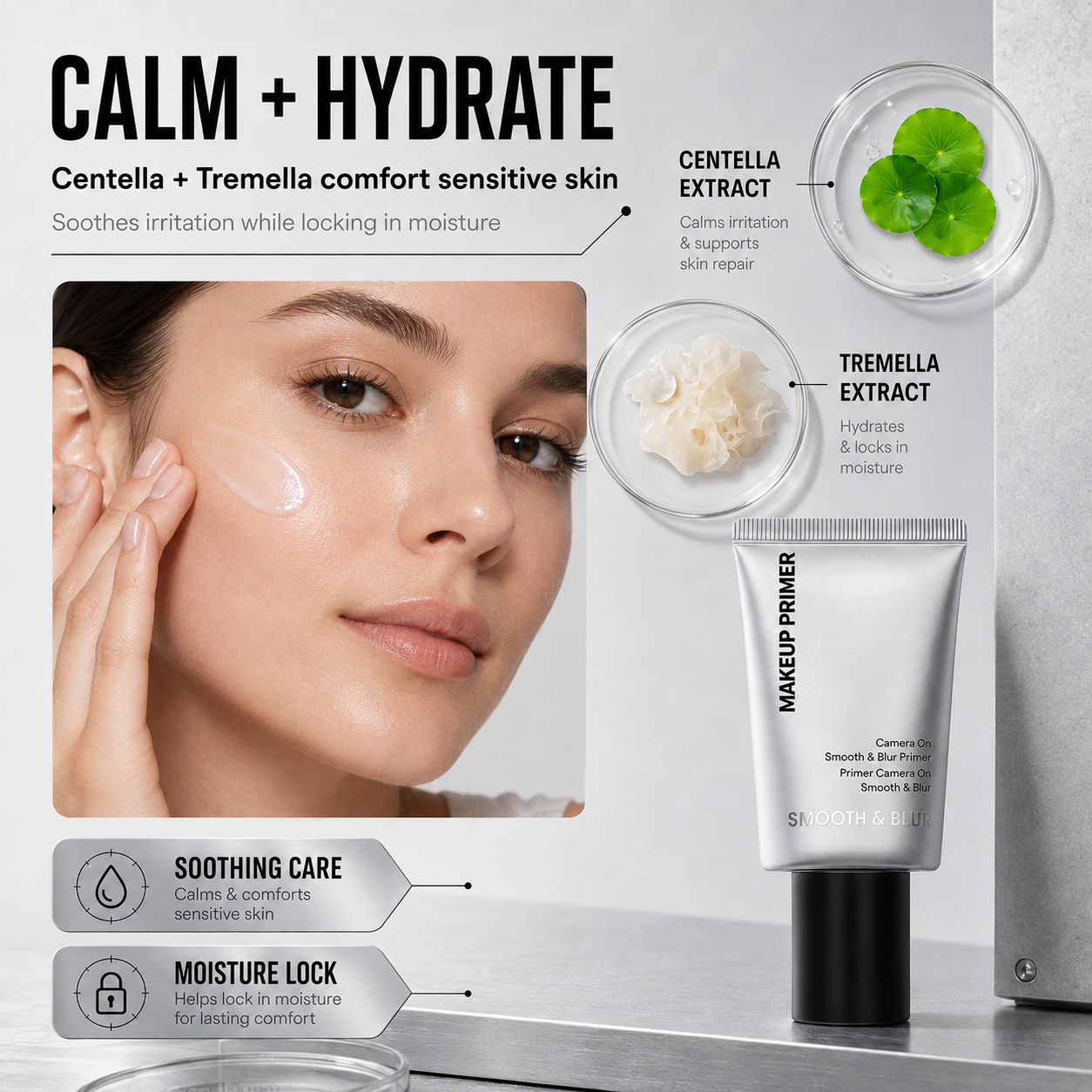✨Camera On Smooth & Blur Primer for Oily Skin