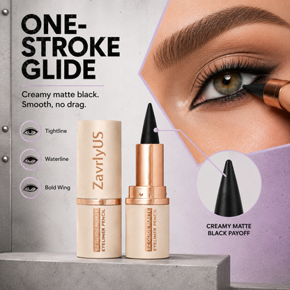 ✨Retractable Matte Black Eyeliner Pencil