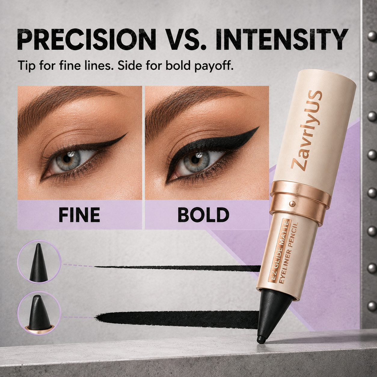 ✨Retractable Matte Black Eyeliner Pencil