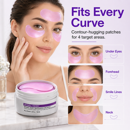 Retinol Berry Eye Patches for Puffiness & Fine Lines