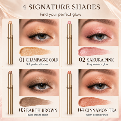 ✨ Tri-Color Gradient Eyeshadow Stick