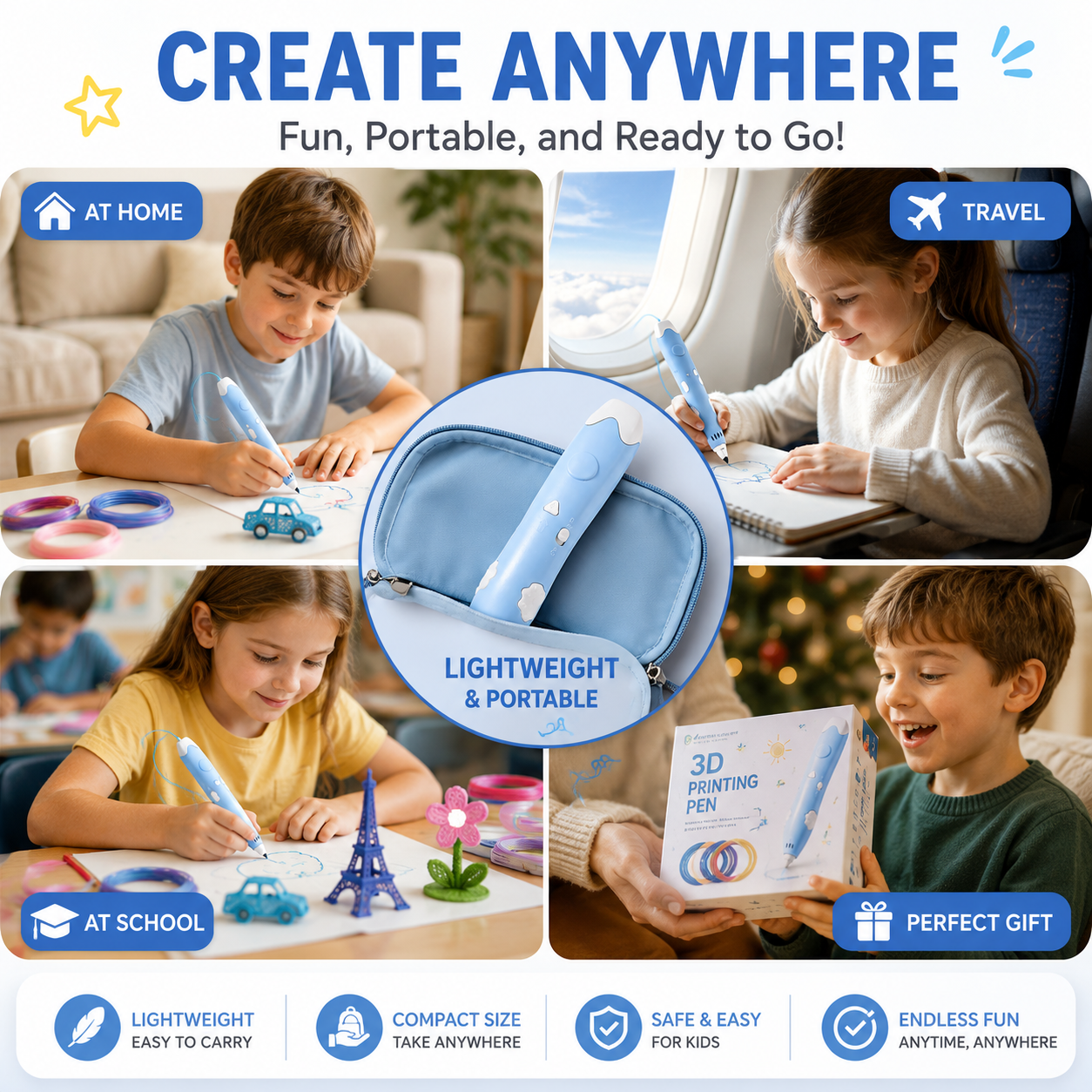 3D Magic Craft Pen Set for Kids