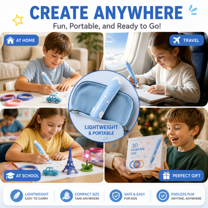 3D Magic Craft Pen Set for Kids