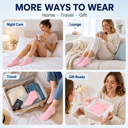 Cracked Heel Repair Silicone Socks Value Pack (2 / 5 / 8 Pairs)