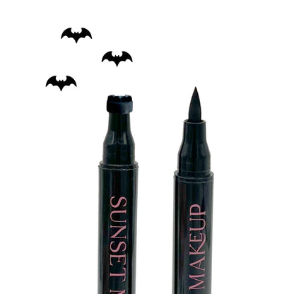 2-in-1 Bat Design Stamp & Precision Liner Pen