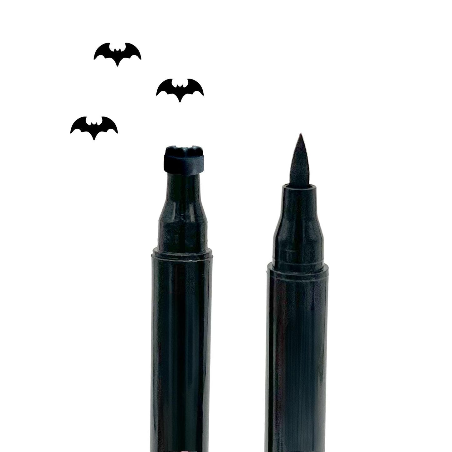 2-in-1 Bat Design Stamp & Precision Liner Pen