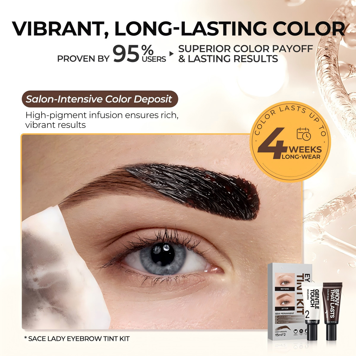 ✨ Semi-Permanent Eyebrow Tint Kit