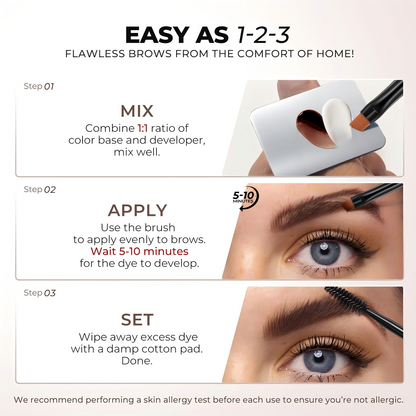 ✨ Semi-Permanent Eyebrow Tint Kit