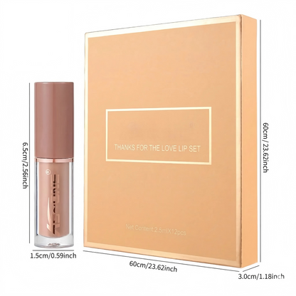 [💥LIMITED DEAL] 💄 12-Color Liquid Lipstick Gift Set