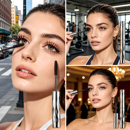 Waterproof Lengthening & Curling Black Mascara