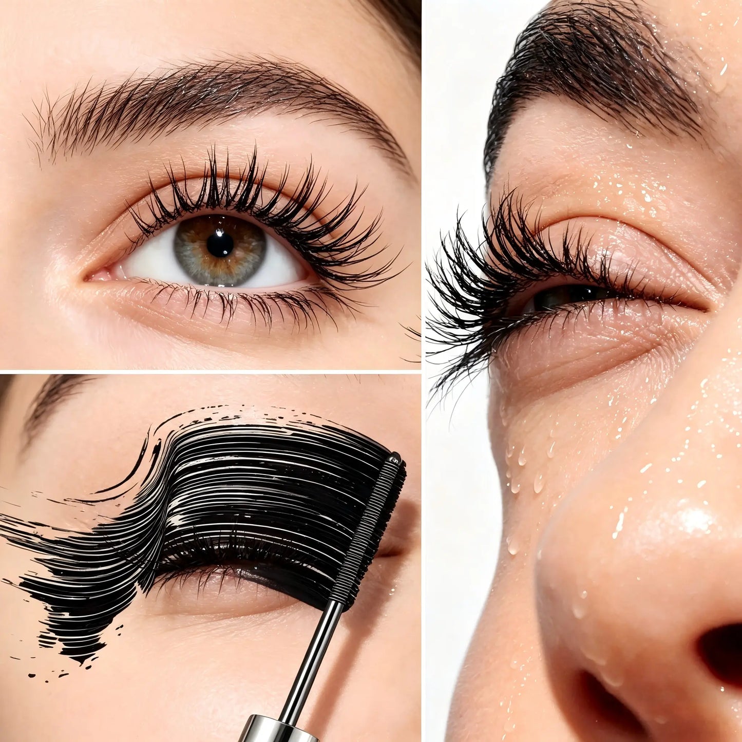 Waterproof Lengthening & Curling Black Mascara
