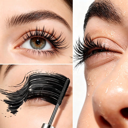 Waterproof Lengthening & Curling Black Mascara