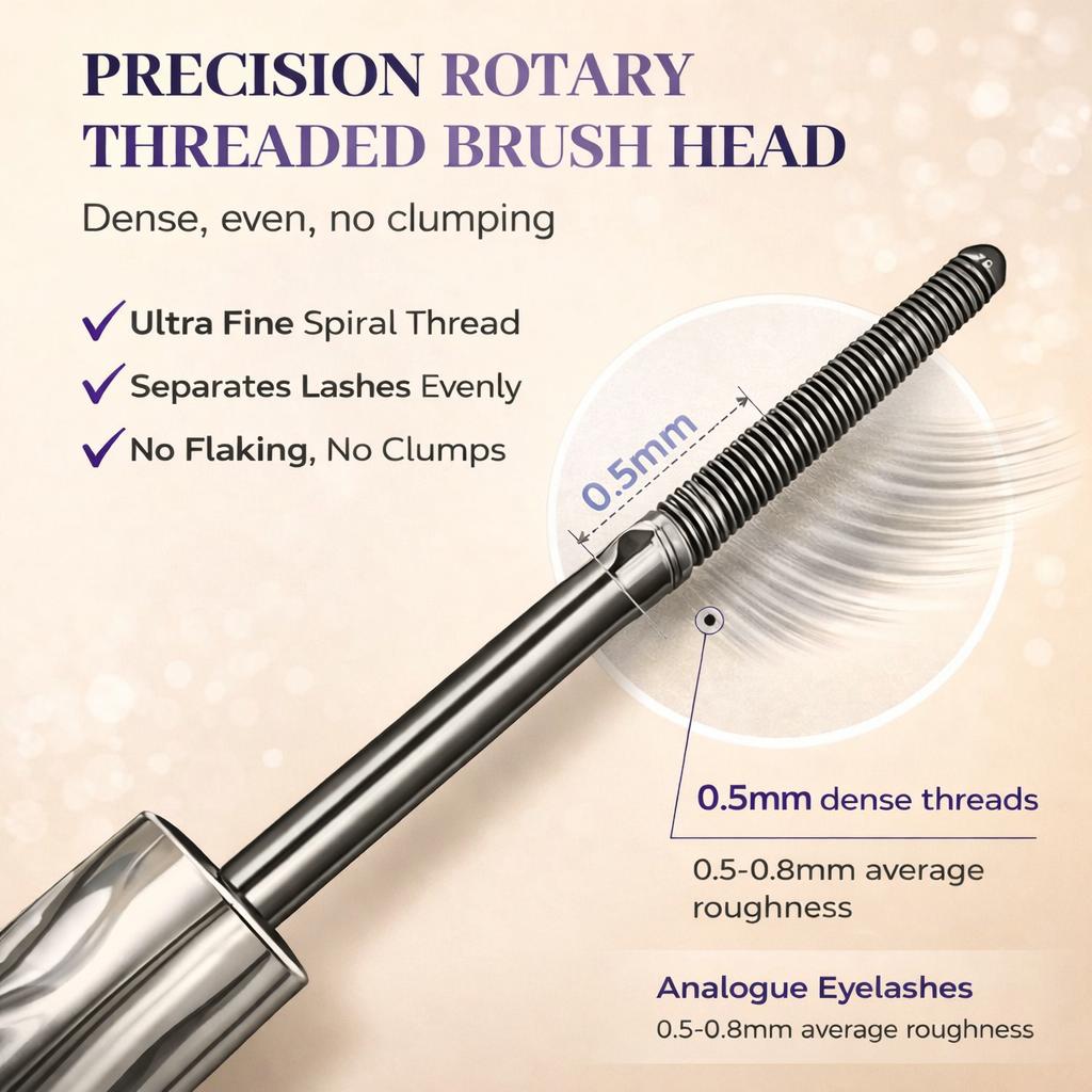 Waterproof Lengthening & Curling Black Mascara