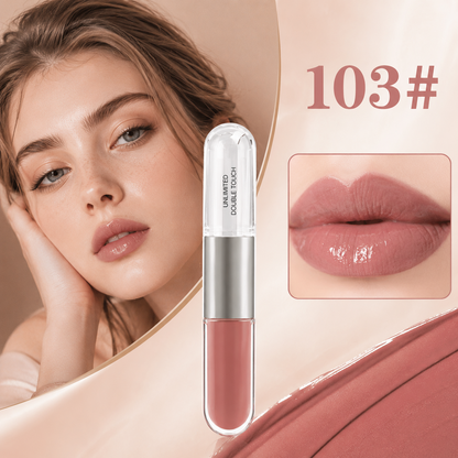 💄 2-in-1 Double Touch Long-Wear Liquid Lipstick & Glass Gloss