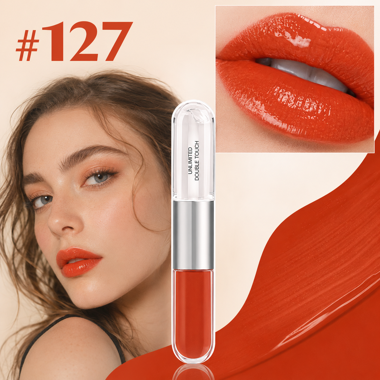 💄 2-in-1 Double Touch Long-Wear Liquid Lipstick & Glass Gloss