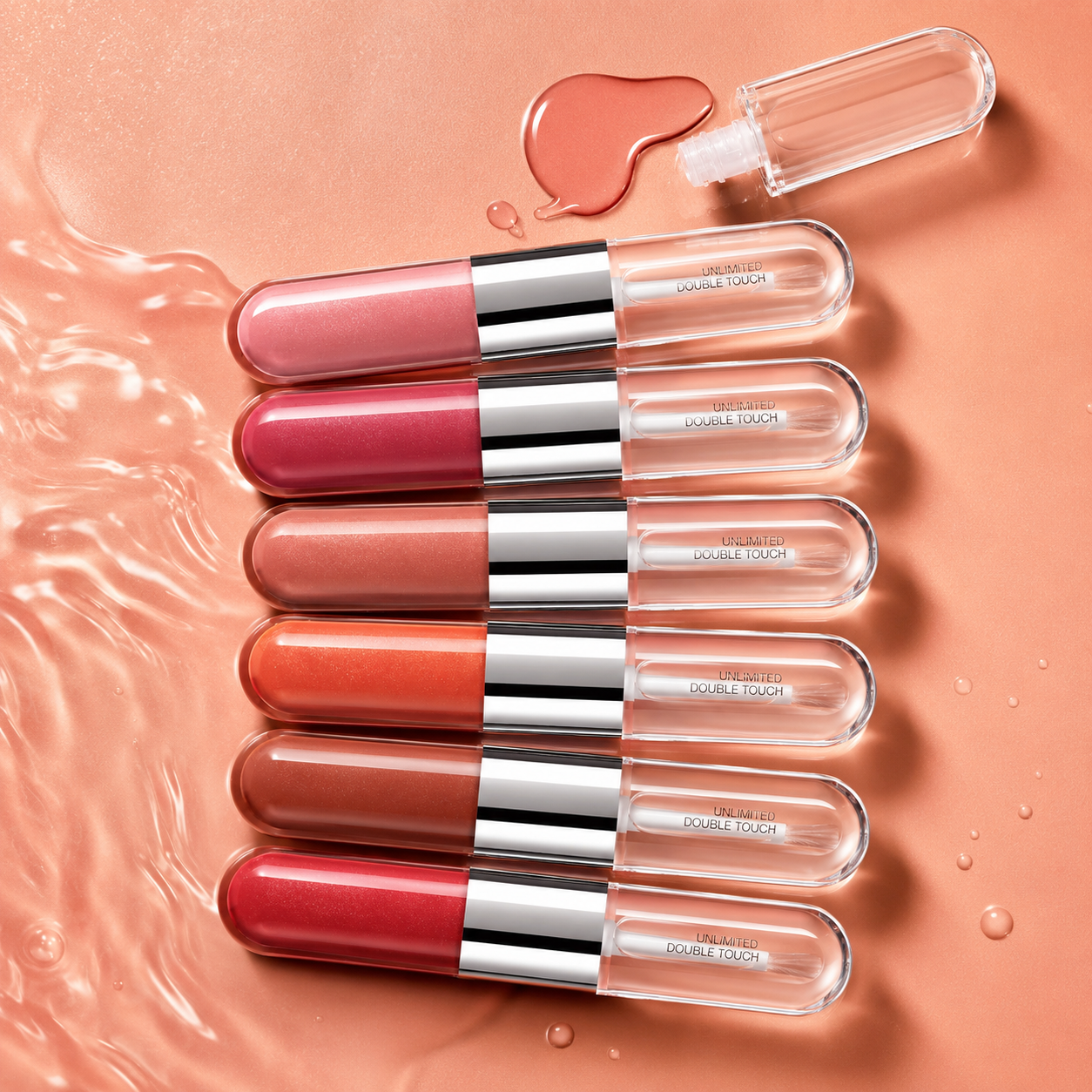 💄 2-in-1 Double Touch Long-Wear Liquid Lipstick & Glass Gloss
