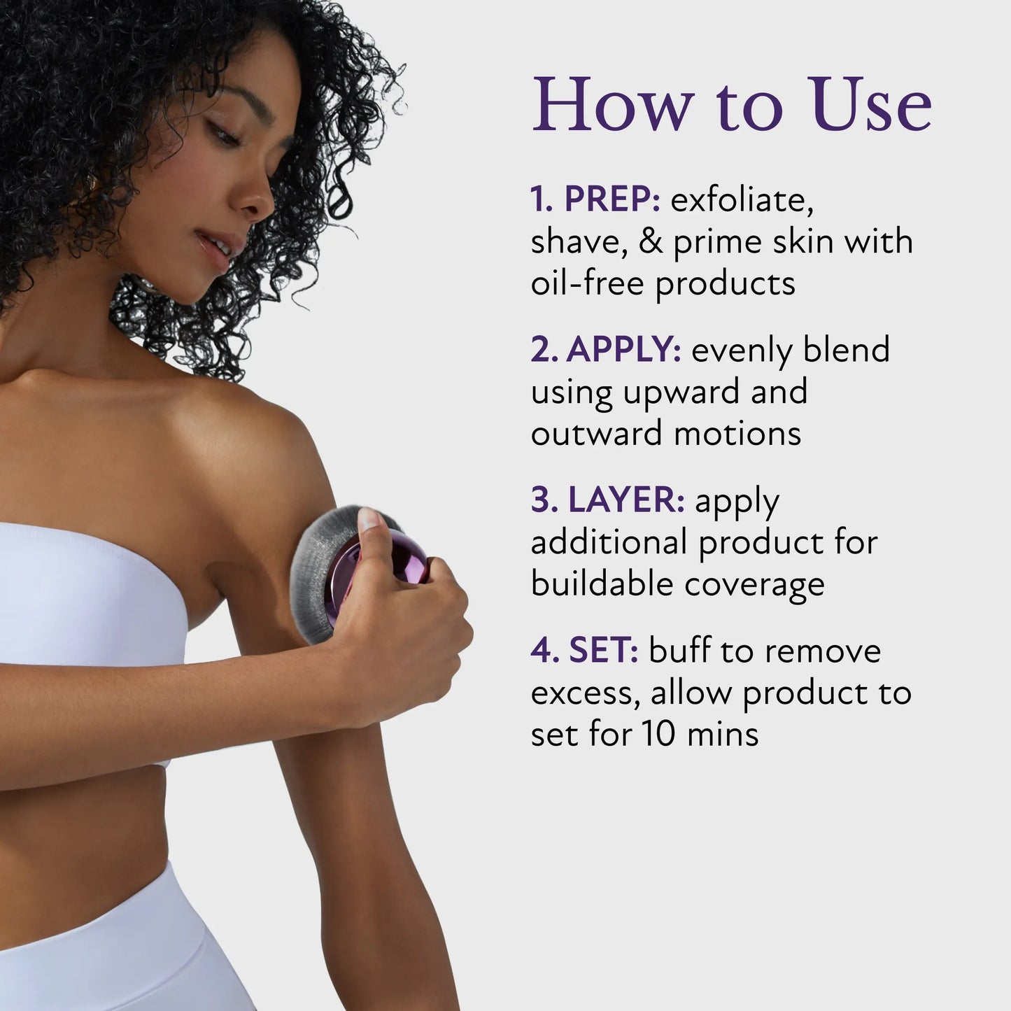 ✨ Flawless Body Coverage Perfector & Buffer Brush Set