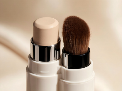 ♀️2-in-1 Color Changing Foundation Stick with Brush 💧 Collagen Infused🤎