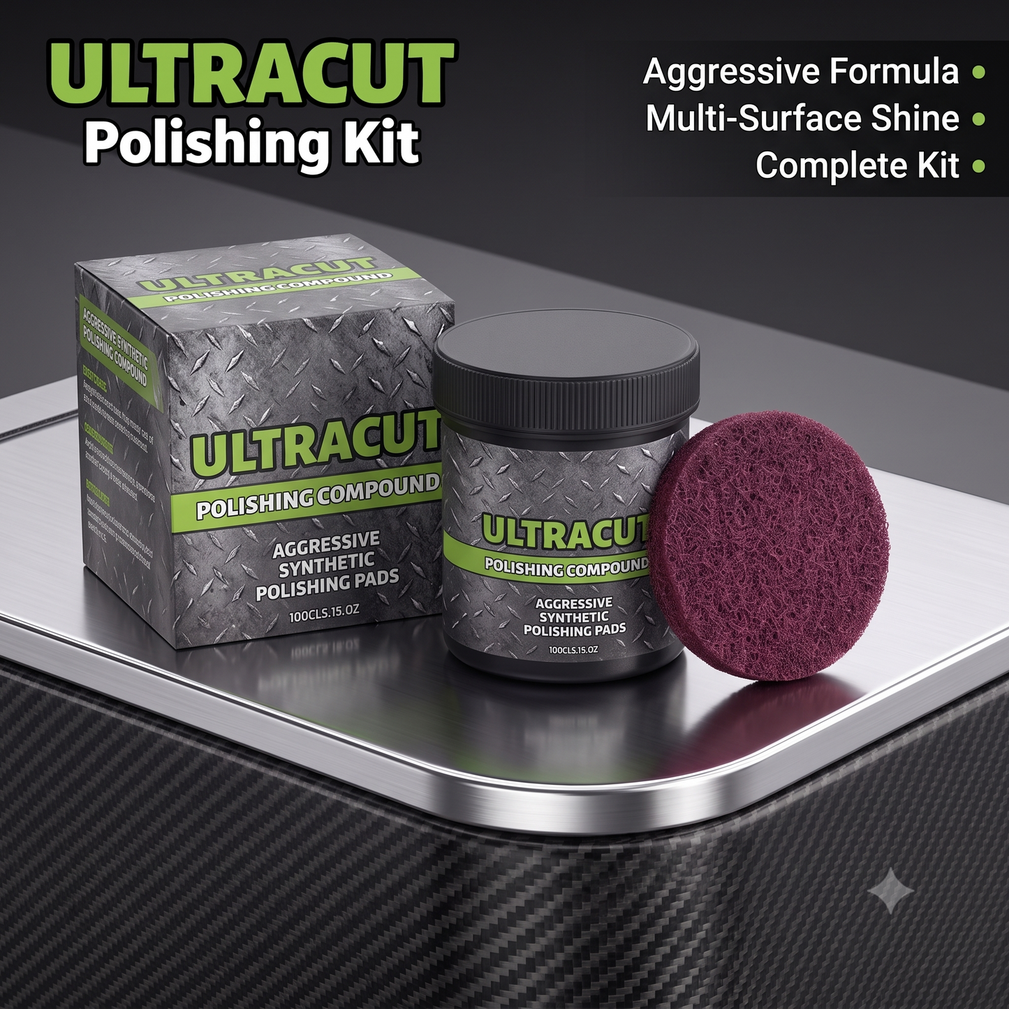 ✨ Multi-Surface Polishing Compound 🛠️ & Scratch Remover Kit 🔧