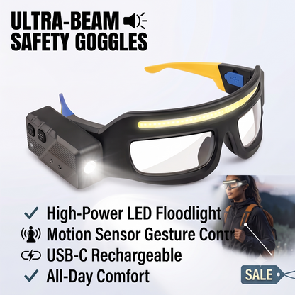 ⚡Hands-Free LED Glasses Light — 800 Lumens🔦