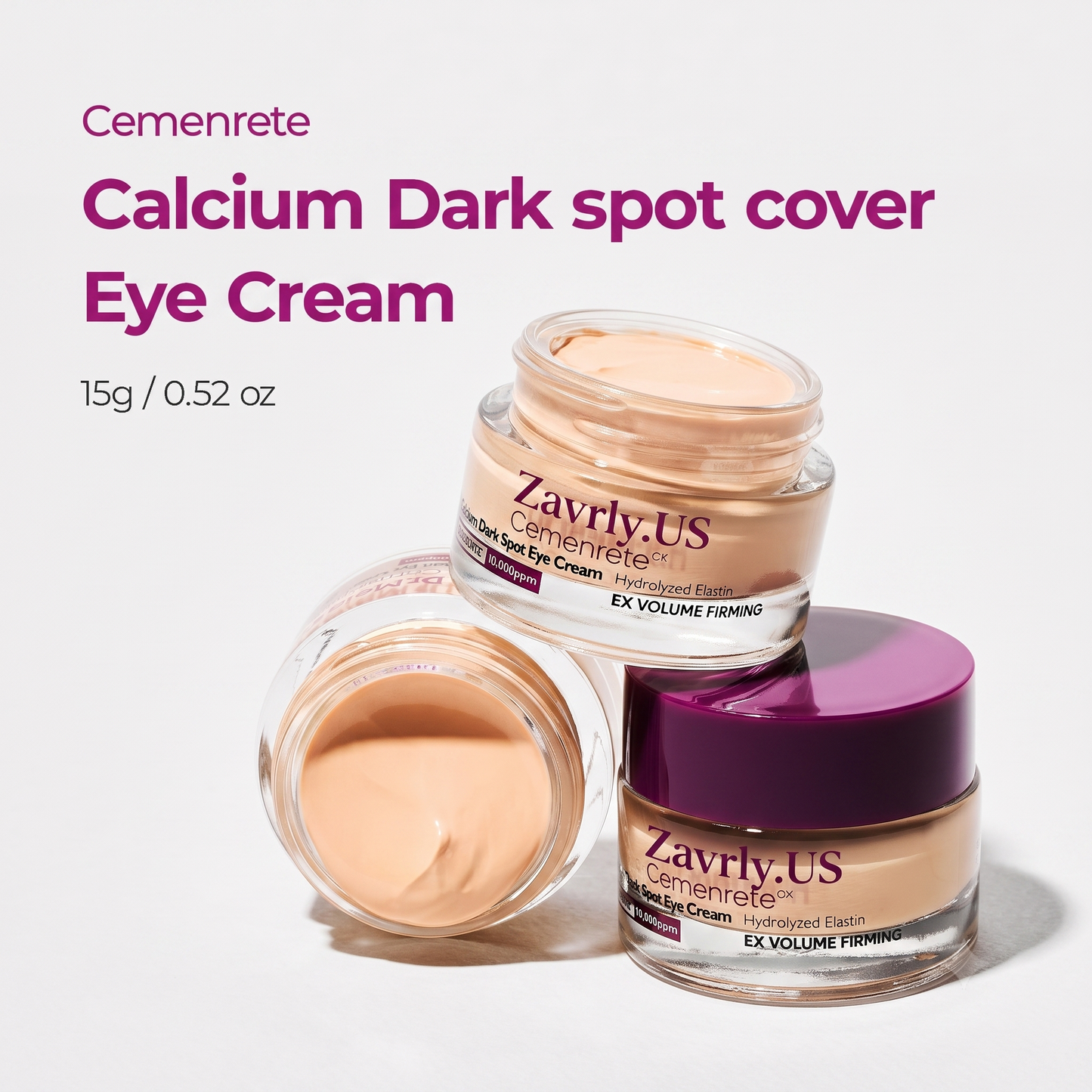 💎 Calcium Dark Spot Eye Cream | Firming & Line-Blurring Treatment