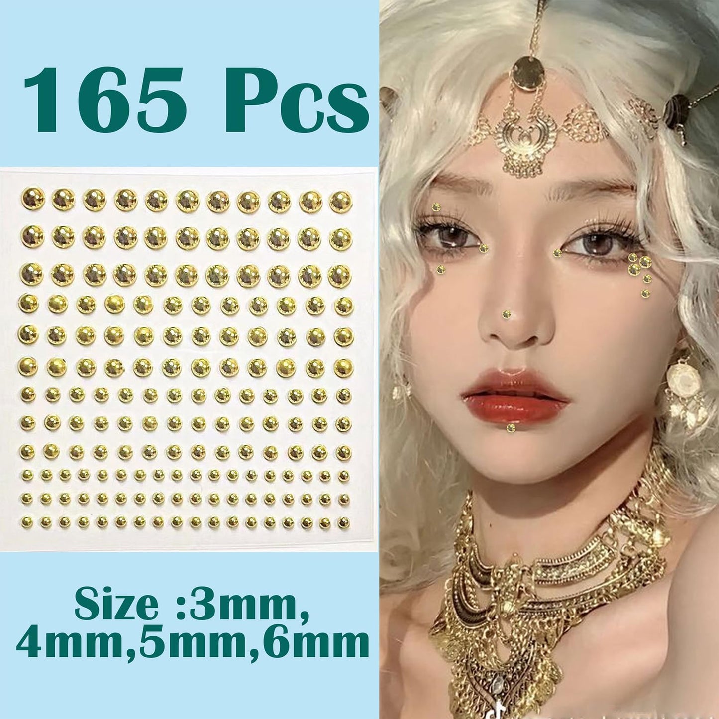 ✨Fake Piercings - Nose Ring, Eyebrow, Lip Ring, Labret Studs & More