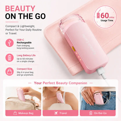 Rechargeable Electric Heated Eyelash Curler - Perfect Lash Curl in Seconds 👁️✨
