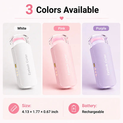 Rechargeable Electric Heated Eyelash Curler - Perfect Lash Curl in Seconds 👁️✨