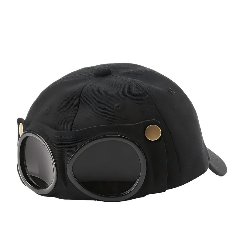 Men's Pilot Goggle Baseball Cap | Vintage Aviator Hat