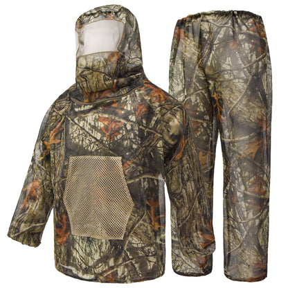 ✨Ultra-Lightweight Mesh Camo Suit - Breathable Bug Proof Outdoor Gear💨