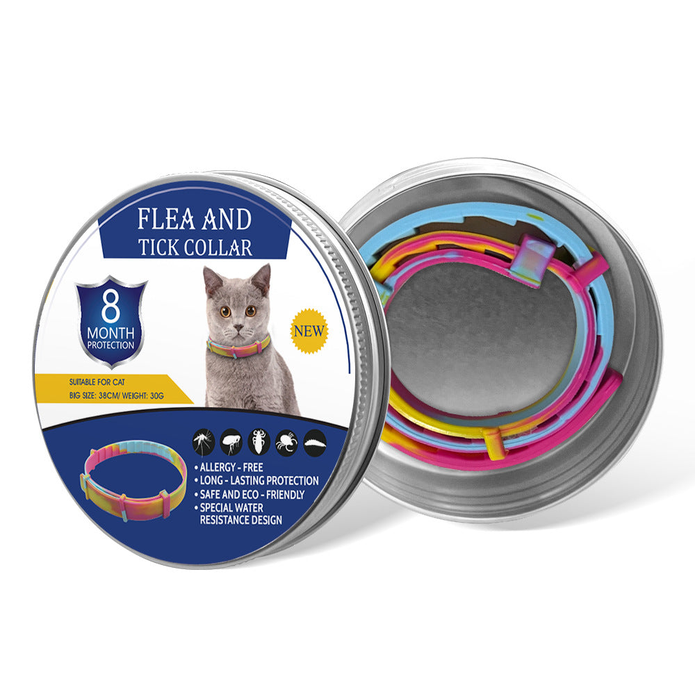 ✨8-Month Flea and Tick Prevention Collar for Cats & Dogs | Non-Toxic Shield🛡️