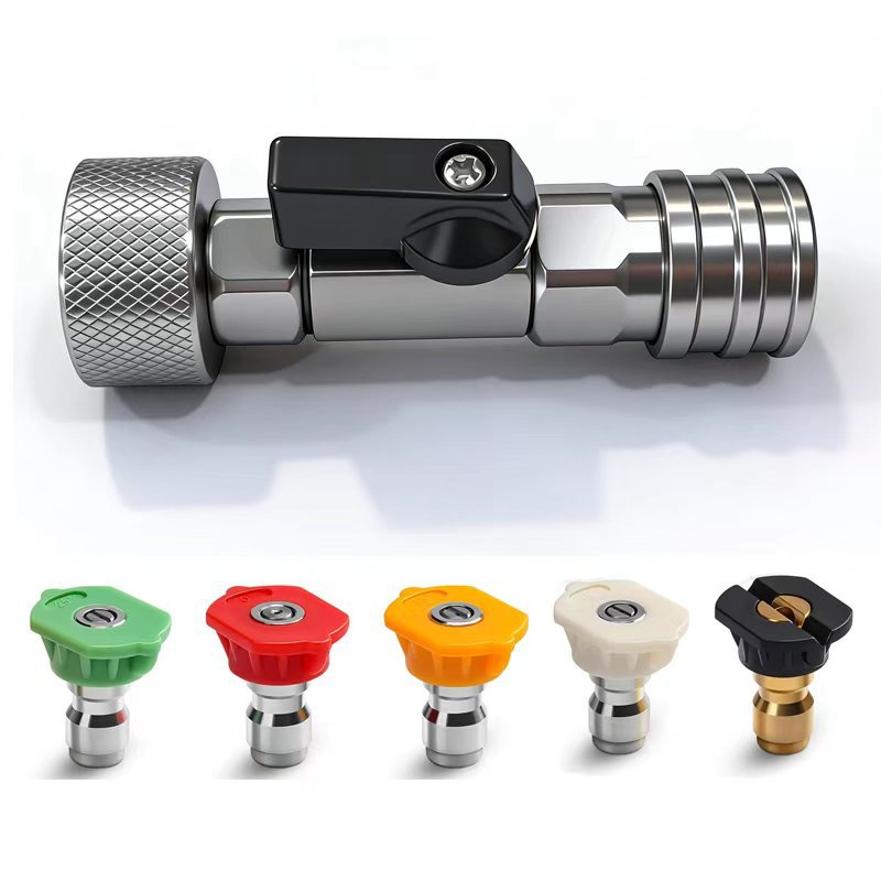 1 x Adapter + 5 PCS Nozzle Tips