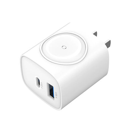 ⚡2-in-1 Minimalist Wireless Charging Pad | 20W Fast PD Charger🔌