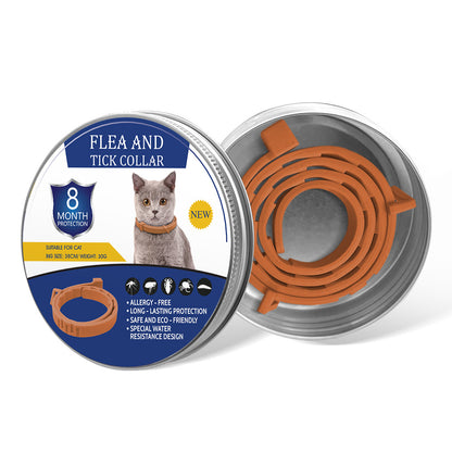 ✨8-Month Flea and Tick Prevention Collar for Cats & Dogs | Non-Toxic Shield🛡️