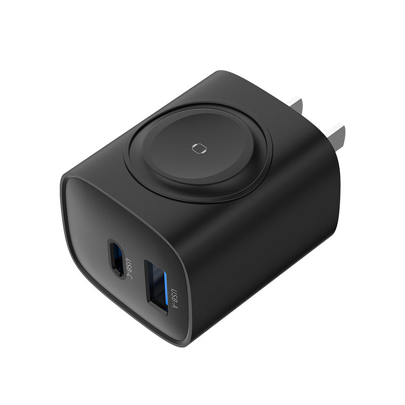 ⚡2-in-1 Minimalist Wireless Charging Pad | 20W Fast PD Charger🔌