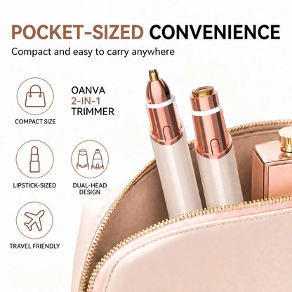 ✨ Smooth Skin in Seconds — 2 in 1 Facial & Eyebrow Hair Trimmer 💖