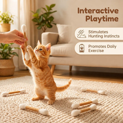 🐱Q Tips Cat Toy