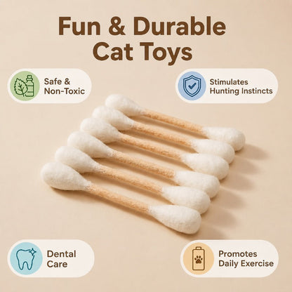 🐱Q Tips Cat Toy
