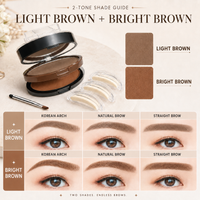 02# Light Brown + Bright Brown