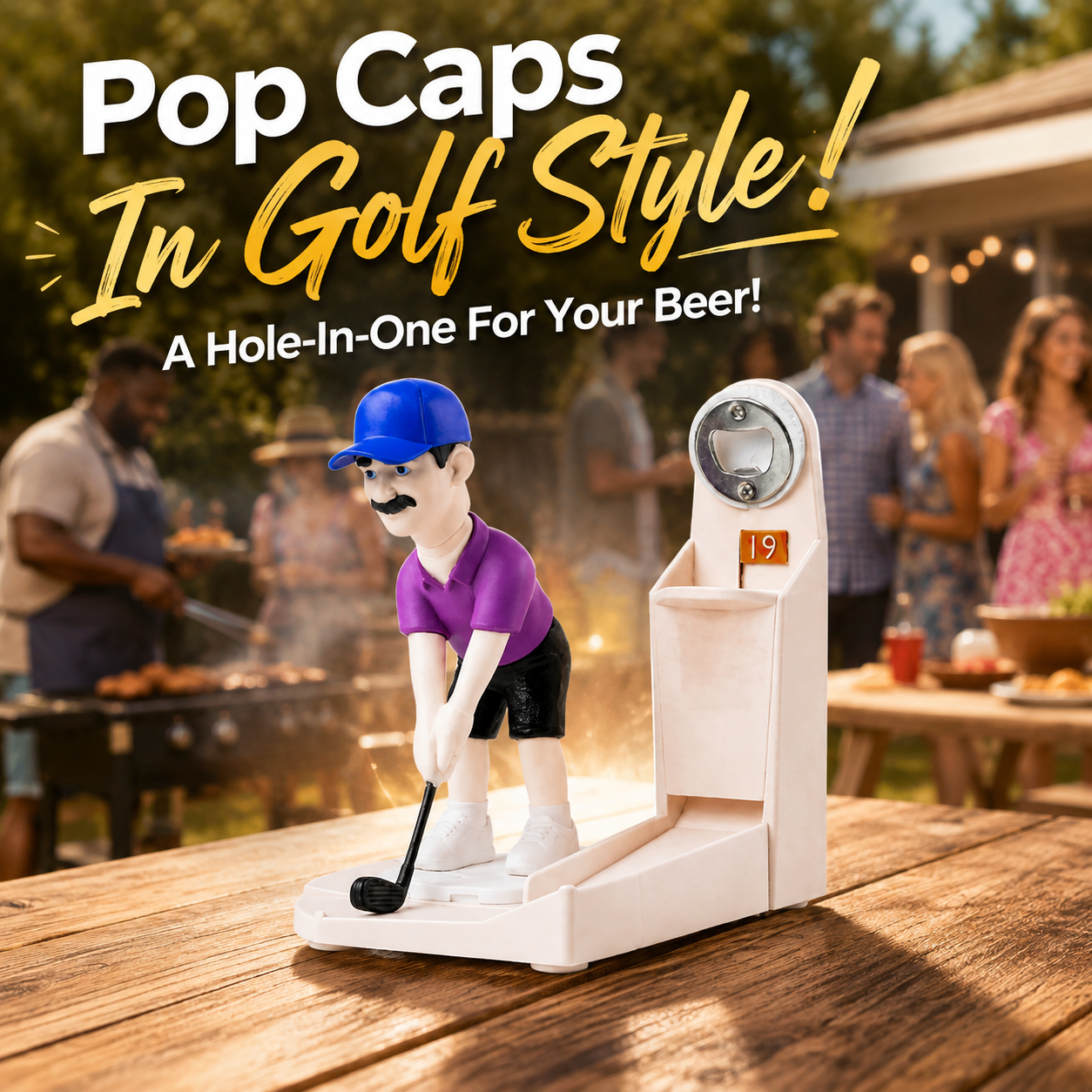 🍻 Hole-in-One Funny Golf Bottle Opener