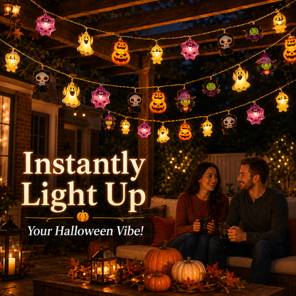 Spooky Glow Halloween LED String Lights 🎃