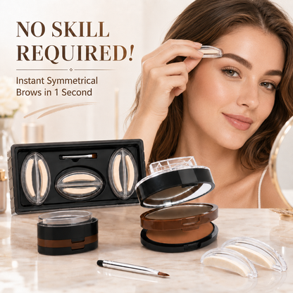 2-in-1 Dual Color Eyebrow Stamp Powder✨