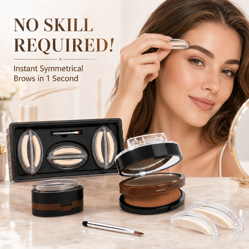2-in-1 Dual Color Eyebrow Stamp Powder✨