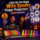 🎃 Spooky Pattern Finger Projector Lights (Set)